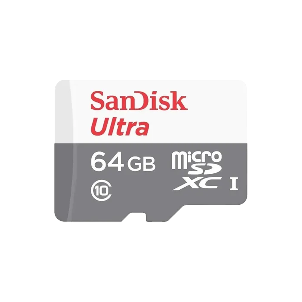 TARJETA MICRO SD SANDISK ULTRA 64GB C10 C/ADAP 100M