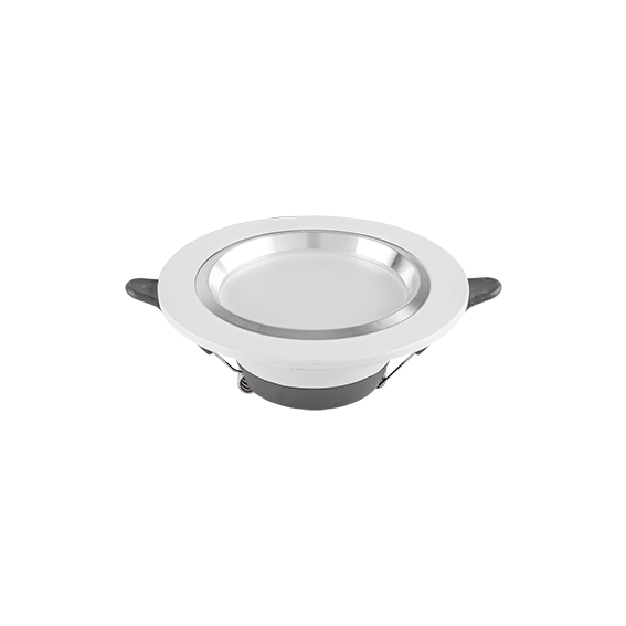 FOREST LIGHTING LAMPARA DOWNLIGHT WD2-25-5-5W TRIPLE CCT-CARCASA BLANCA+PLATA