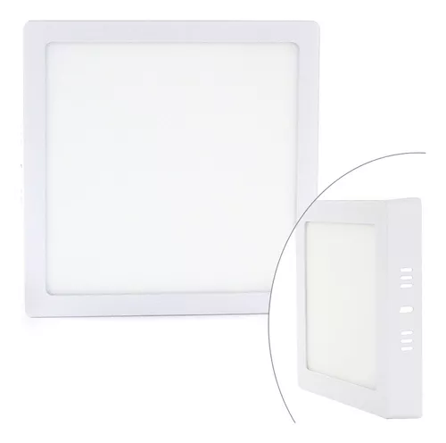 FOREST LIGHTING PLAFON CUADRADO DE LED ADOSAR WP9-04-18-18W LUZ CALIDA 3000K