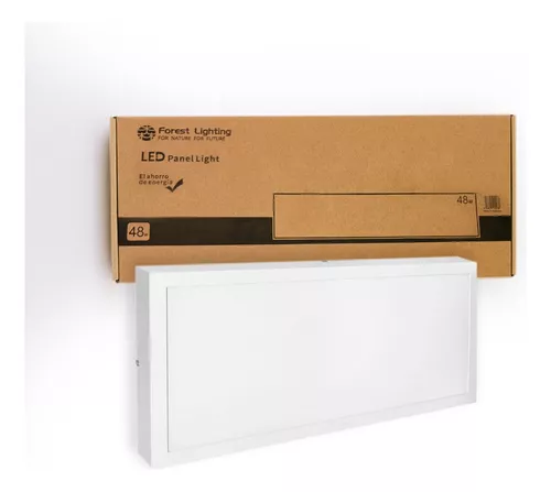 FOREST LIGHTING PLAFON RECTANGULAR DE LED ADOSAR WP6-02-48-48W LUZ FRIA 6500K