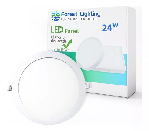 FOREST LIGHTING PLAFON REDONDO DE LED ADOSAR WP10-02-12-12W LUZ CALIDA 3000K