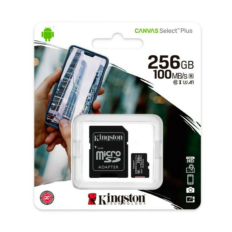 KINGSTON MICRO SD 256GB ADP CLASE10