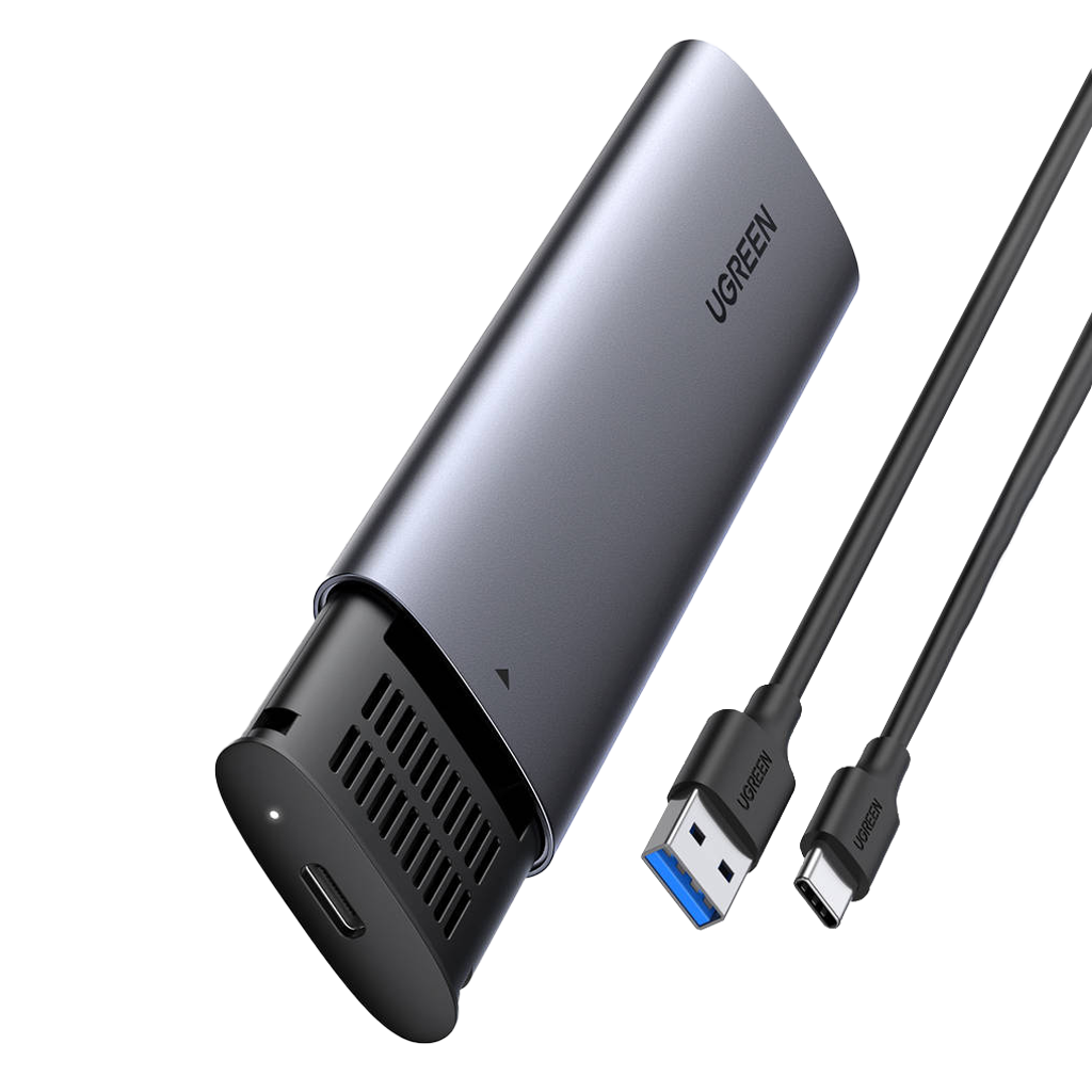 CM400 CARCASA CABLE USB-C HEMBRA a M.2 M-Key 10G (C a C, 50 cm)