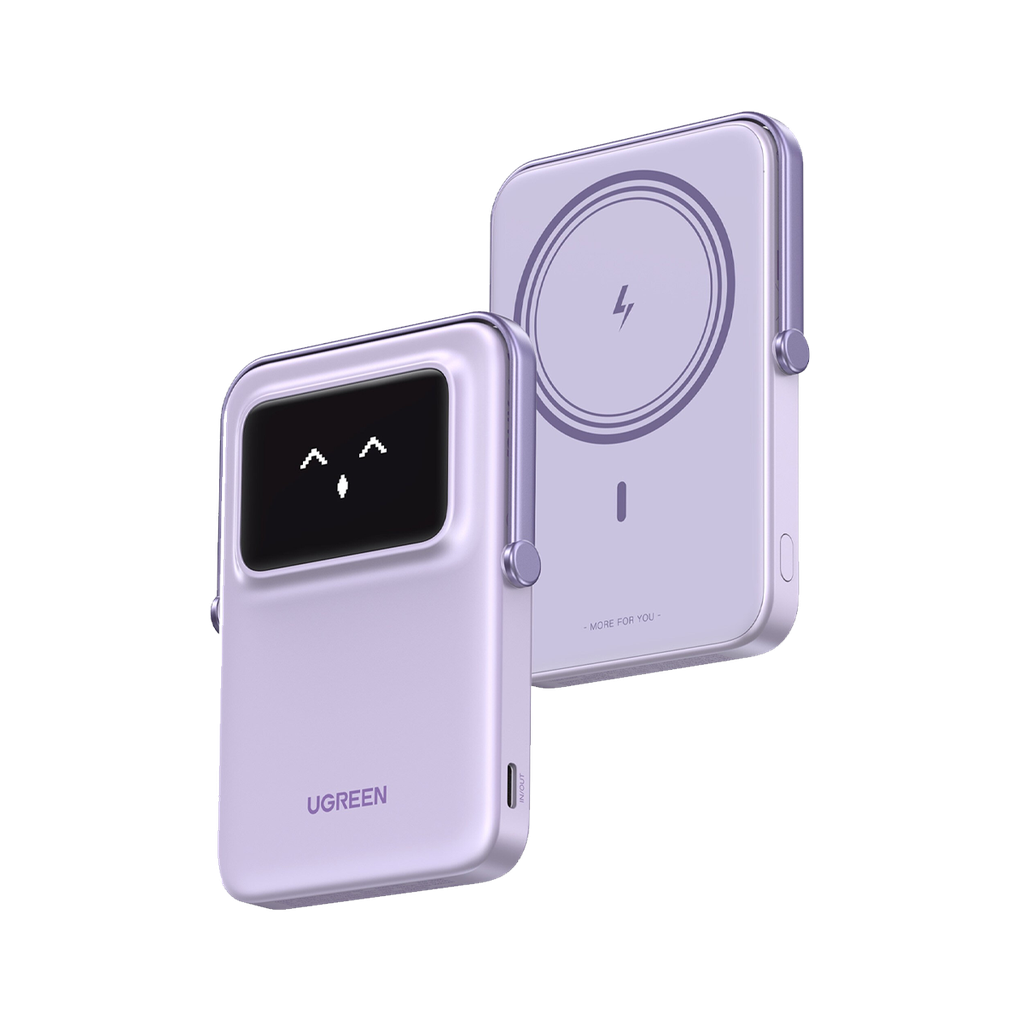 PB571 POWER BANK INALAMBRICO MAGNETICO 5.000 mAh MORADO