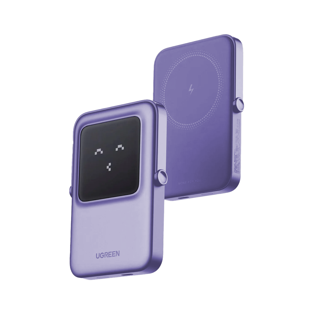 PB572-1 POWER BANK INALAMBRICO MAGNETICO MORADO