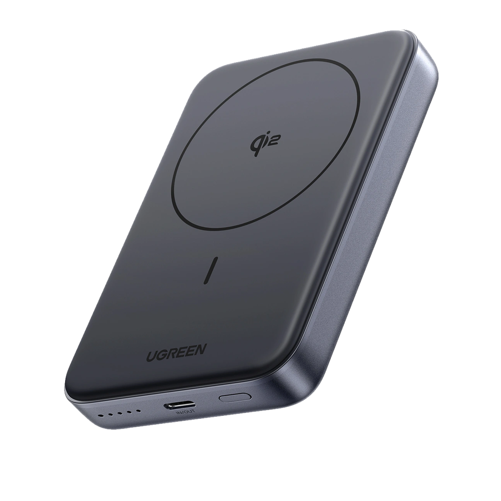 PB761 POWER BANK INALAMBRICO MAGNETICO 10.000 mAh 15W GRIS