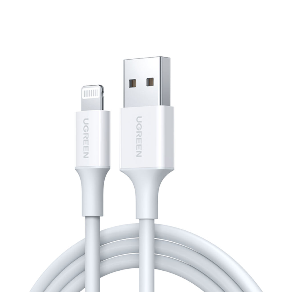 US155 CABLE USB-A  LIGHTNING 2,4 A máx. BLANCO 1M