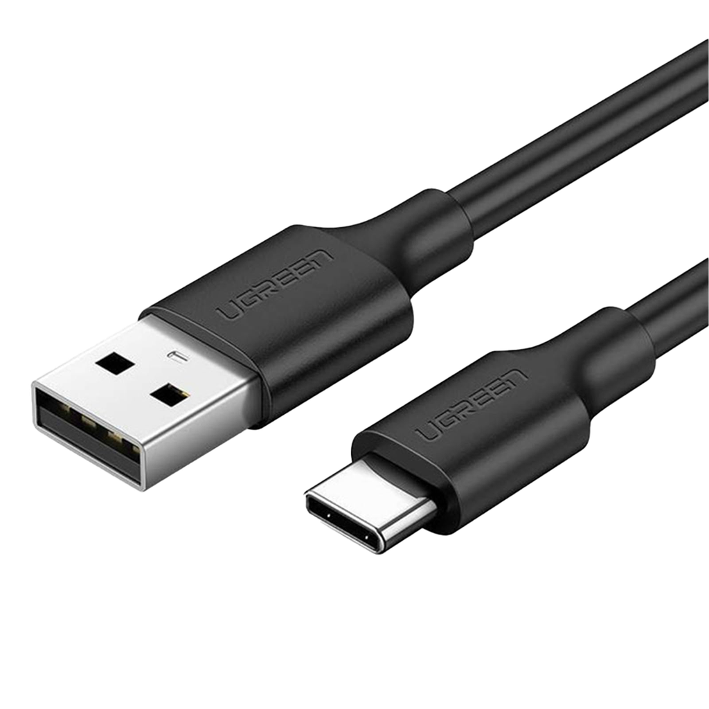 US287 CABLE DE CARGA RAPIDA USB-A a USB-C 3A MAX 2M NEGRO