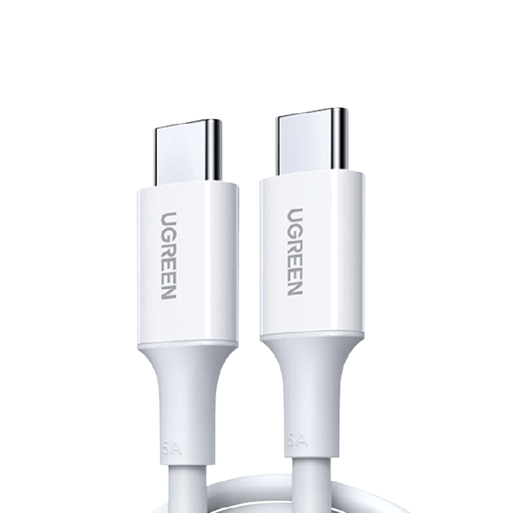 US300 CABLE USB 2.0 TIPO C MACHO A MACHO 5A 1M BLANCO