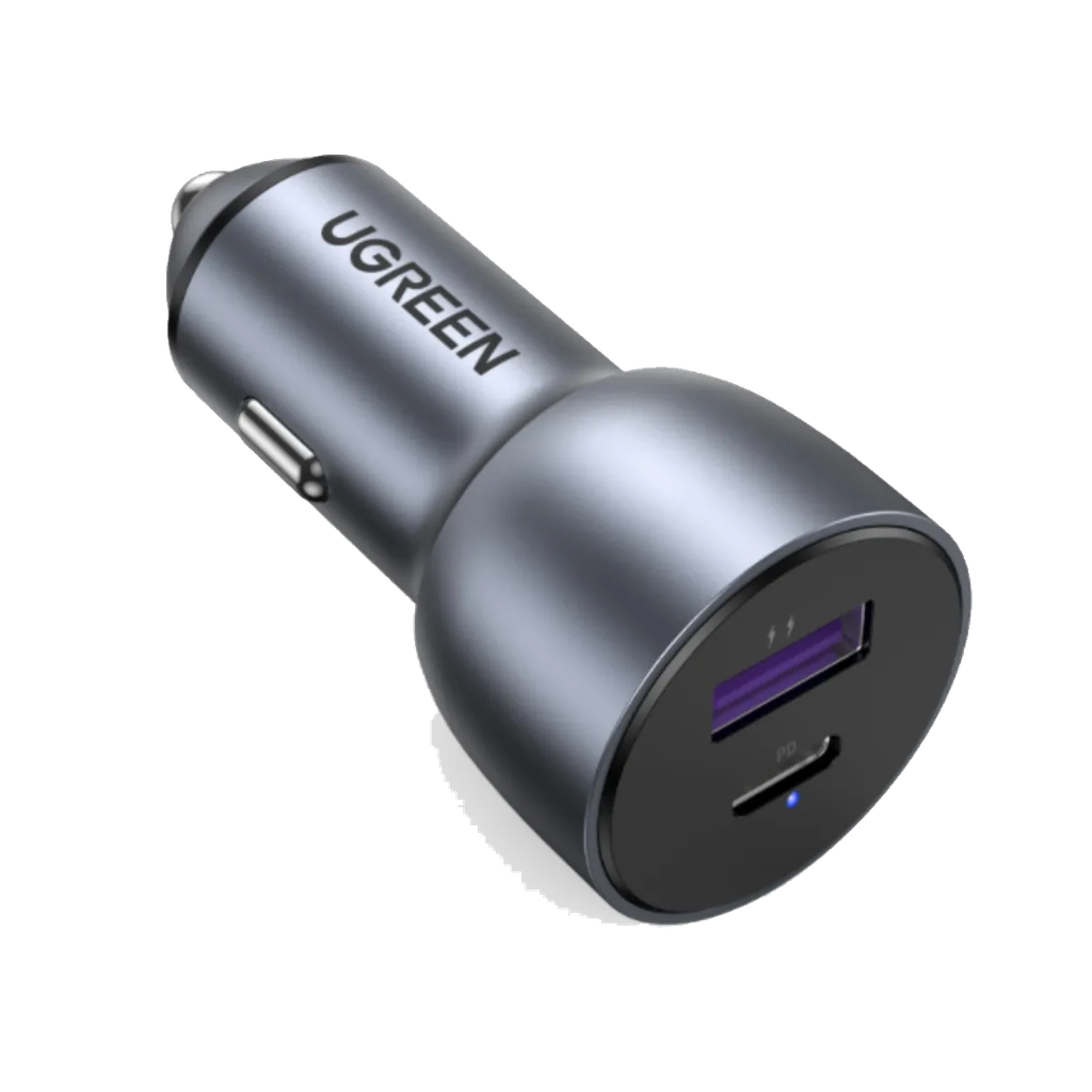 CD213 CARGADOR RAPIDO AUTO  2 PUERTOS