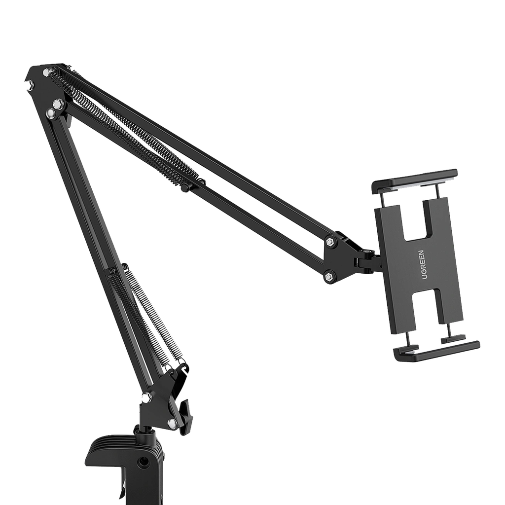 LP142  SOPORTE UNIVERSAL C/BRAZO LARGO PLEGABLE NEGRO