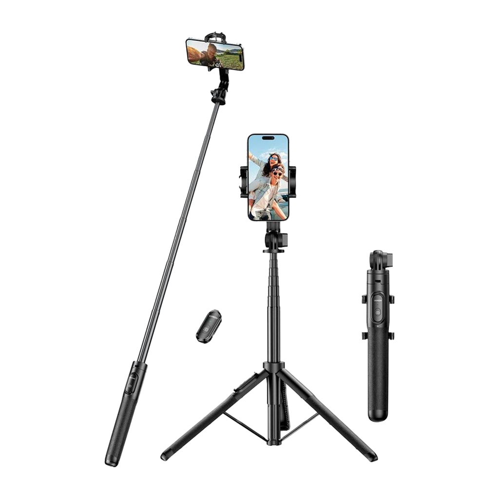 LP586 TRIPODE Y PALO SELFIE C/CONTROL REMOTO BLUETOOTH