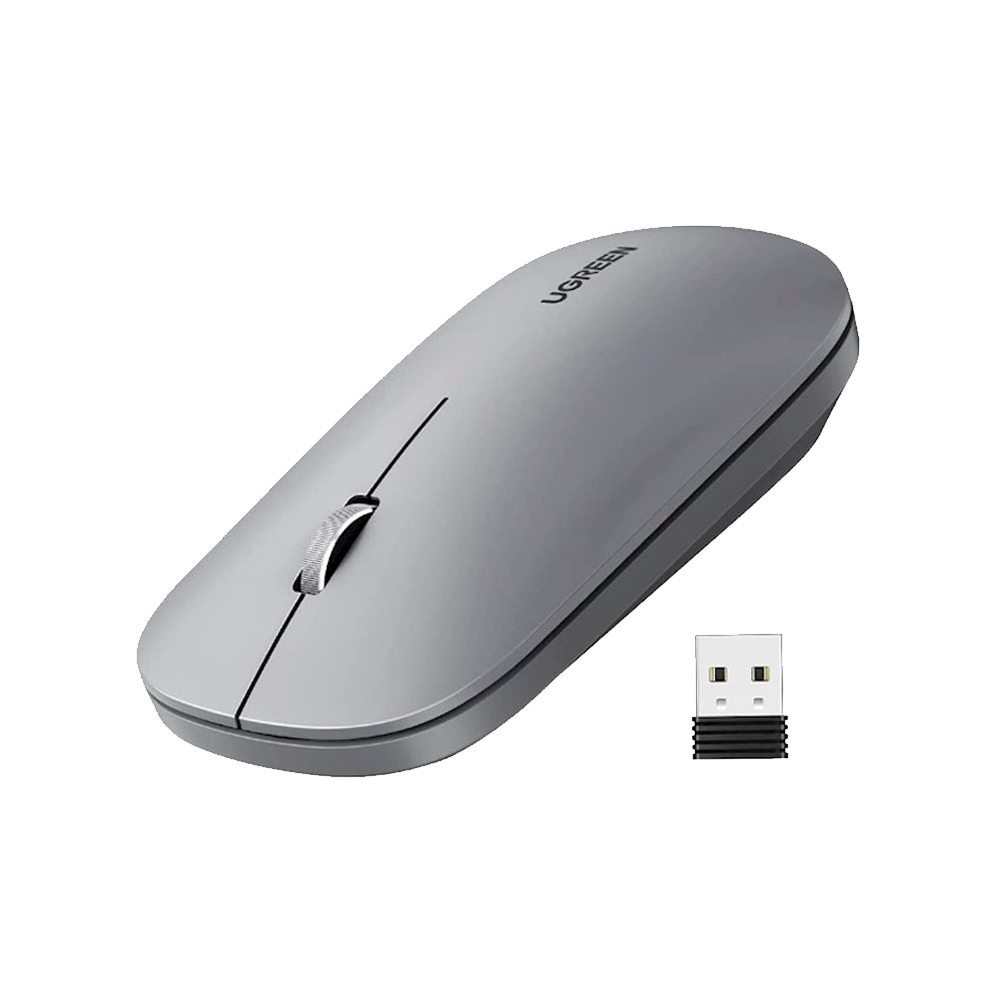 MU001  MOUSE INALAMBRICO PORTATIL GRIS