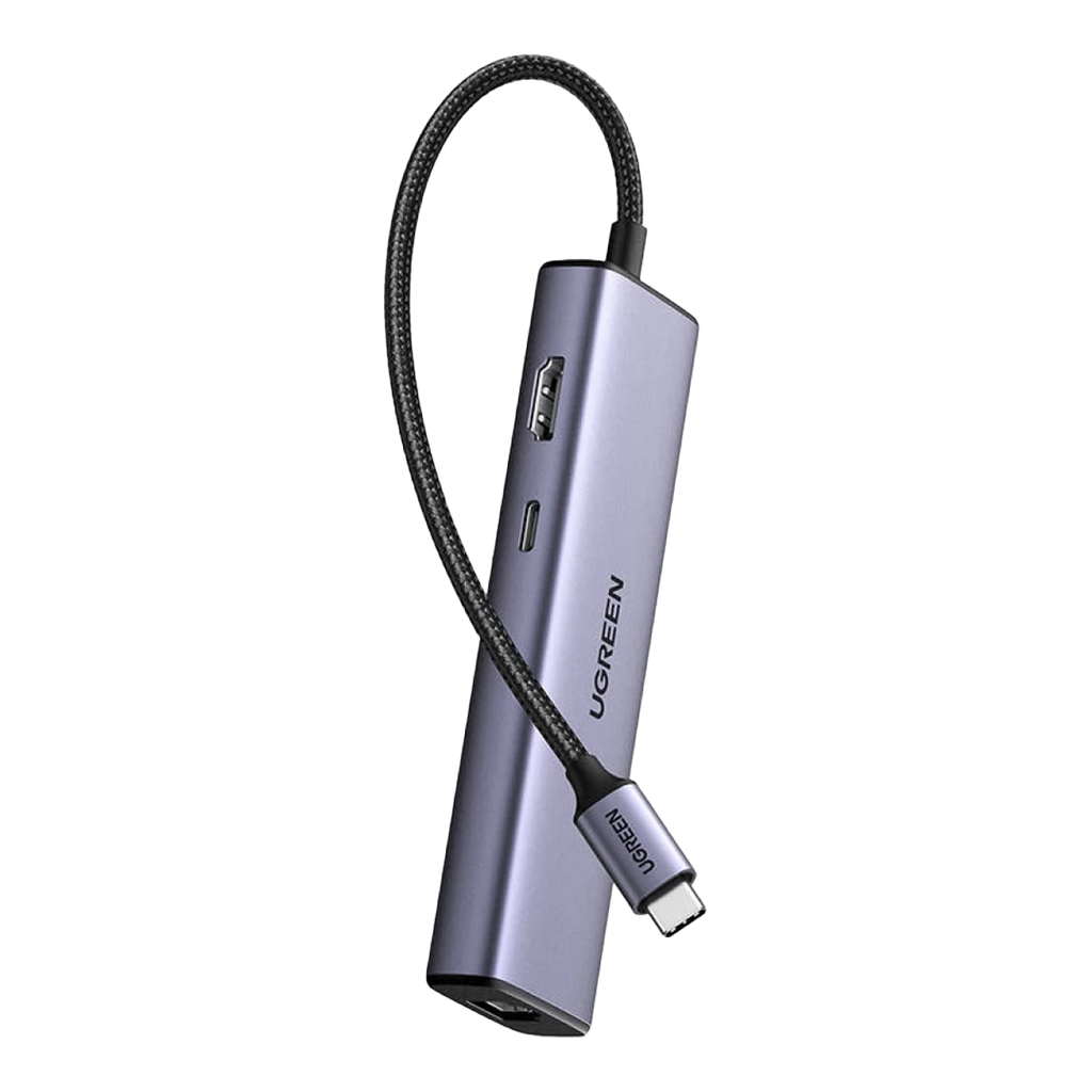 CM512 HUB USB-C a USB A, HDMI, RJ45, PD