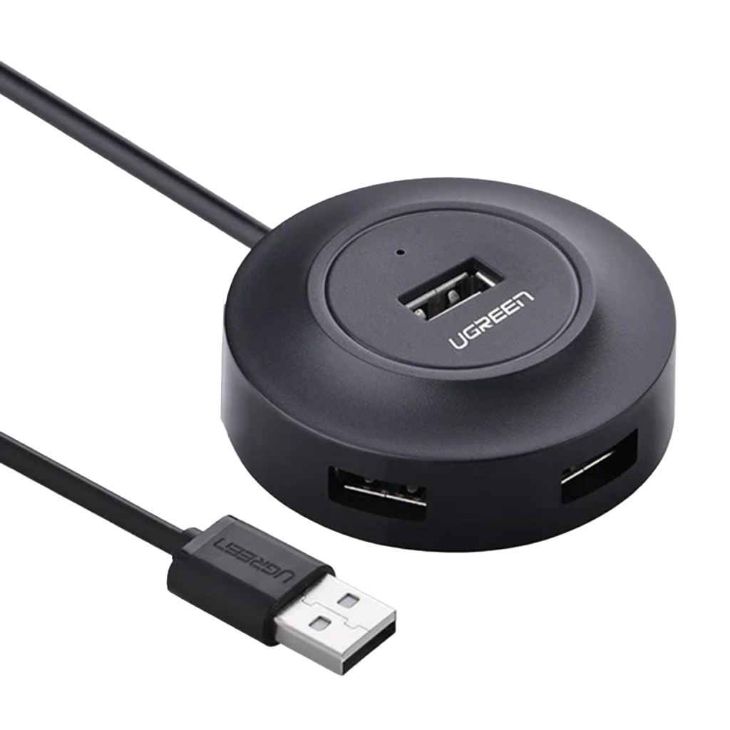 CR106 HUB USB 2.0 DE 4 PUERTOS USB A 1M NEGRO