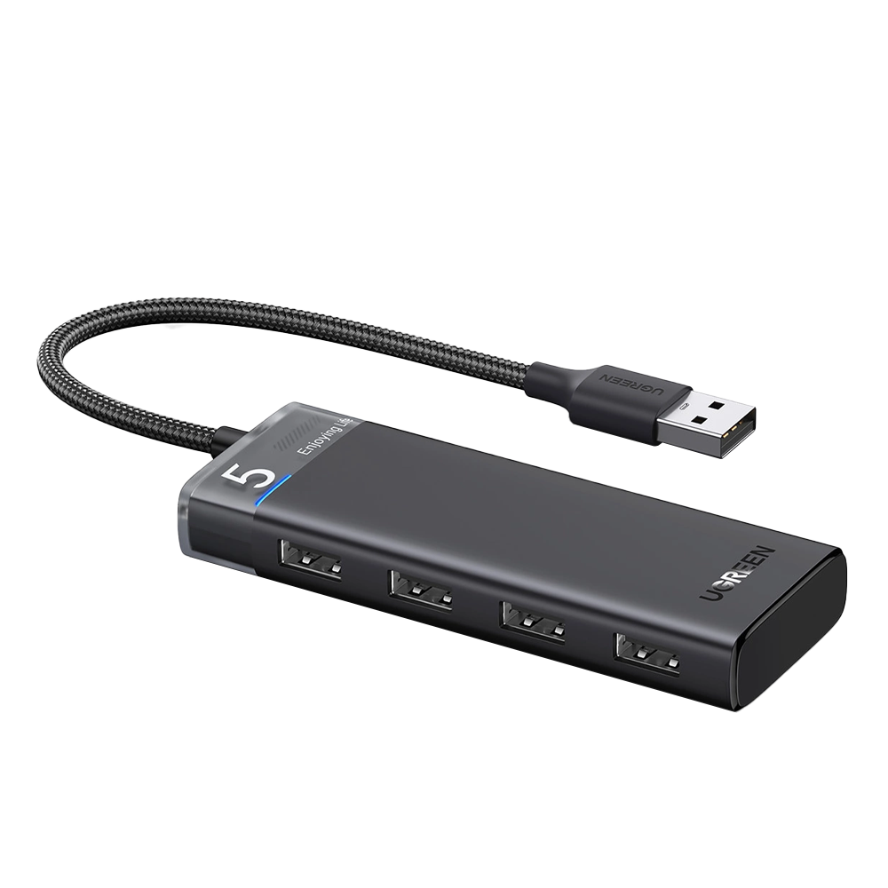 CM653 CONCENTRADOR USB-A 4 PUERTOS GRIS