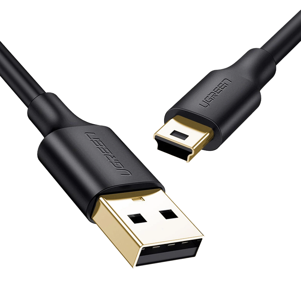 US132  CABLE USB 2.0 A MACHO a MINI PINES MACHO 1M NEGRO