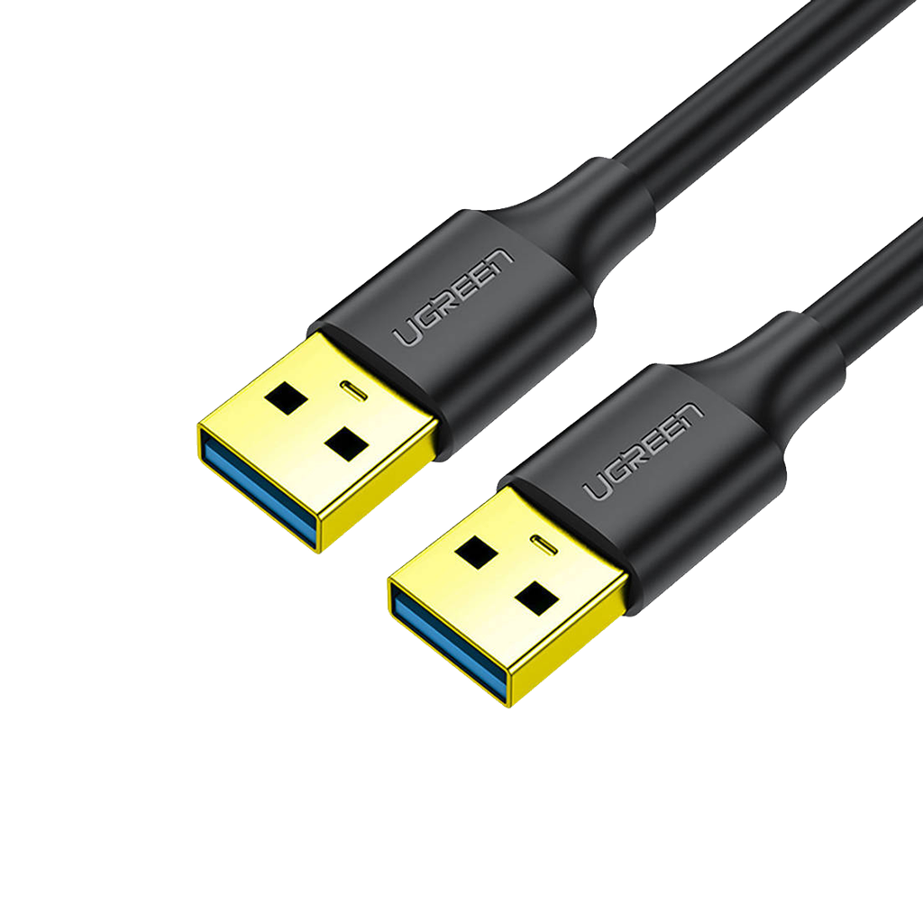 US128 CABLE USB-A 3.0 MACHO A MACHO 2M NEGRO