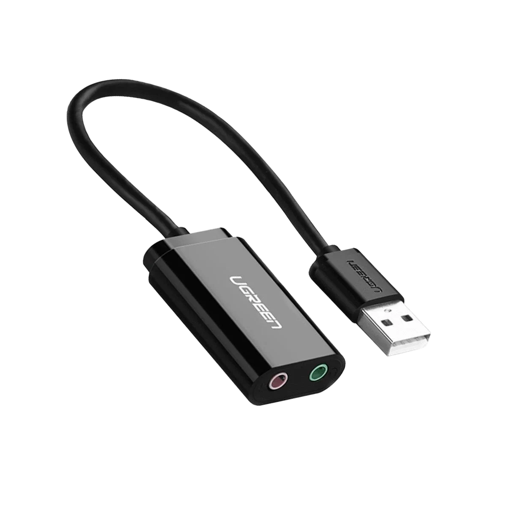 US205 ADAPTADOR DE SONIDO EXTERNO USB 2.0 NEGRO