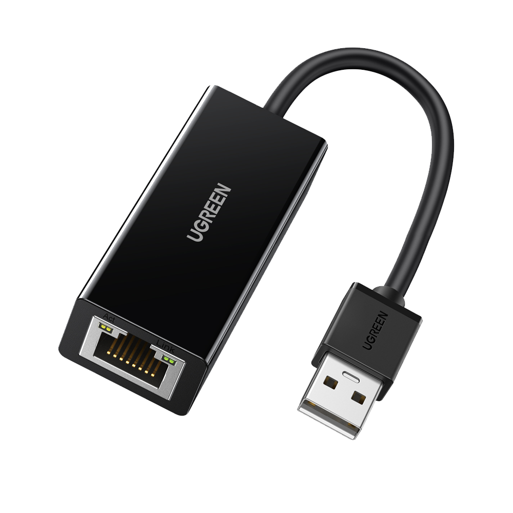 CR110 ADAPTADOR ETHERNET USB 2.0 de 10/100 Mbps NEGRO