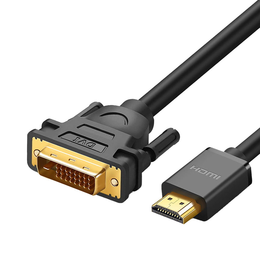 HD106 CABLE HDMI a DVI 2K MACHO A MACHO 1.5M NEGRO
