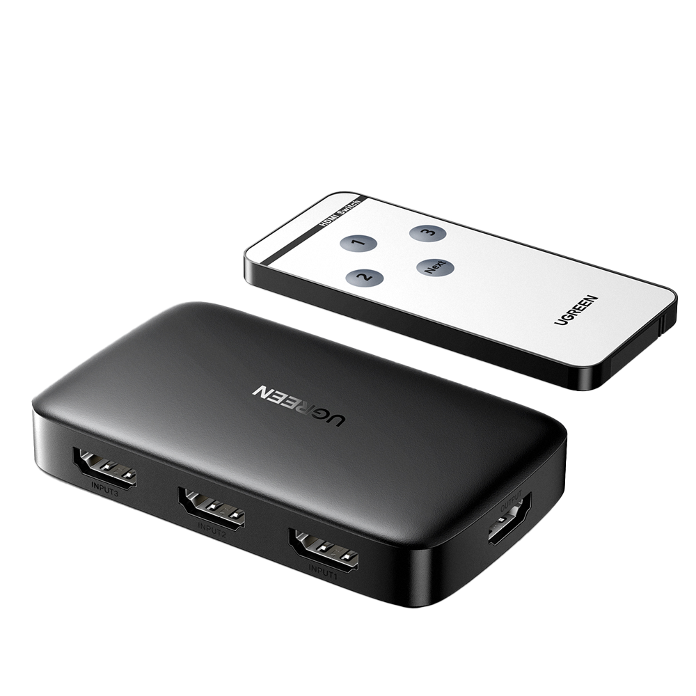 CM332  SWITCH HDMI 3 ENTRADAS y 1 SALIDA 4K a 30 Hz