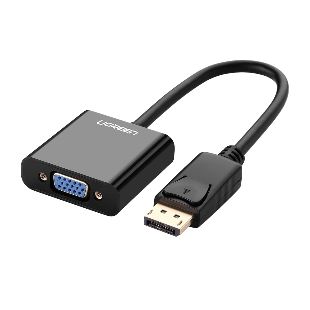 DP109 CONVERTIDOR DE DP MACHO A VGA HEMBRA NEGRO