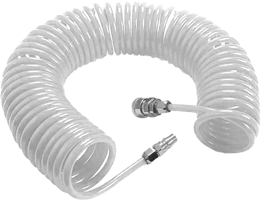 TUBO DE RESORTE DE EVA (C/CONECTOR RAPIDO) TRANSPARENTE 8×5×9